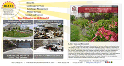 Desktop Screenshot of blazelandscape.com